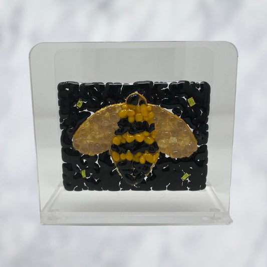 Bee Napkin Holder - Y.A. Fused Glass -