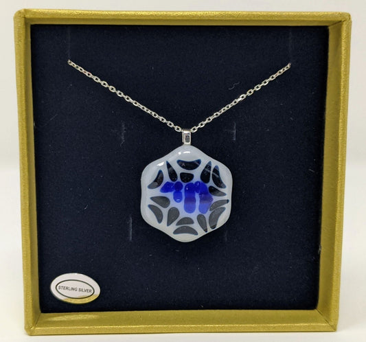 “Chai” Necklace - Y.A. Fused Glass -