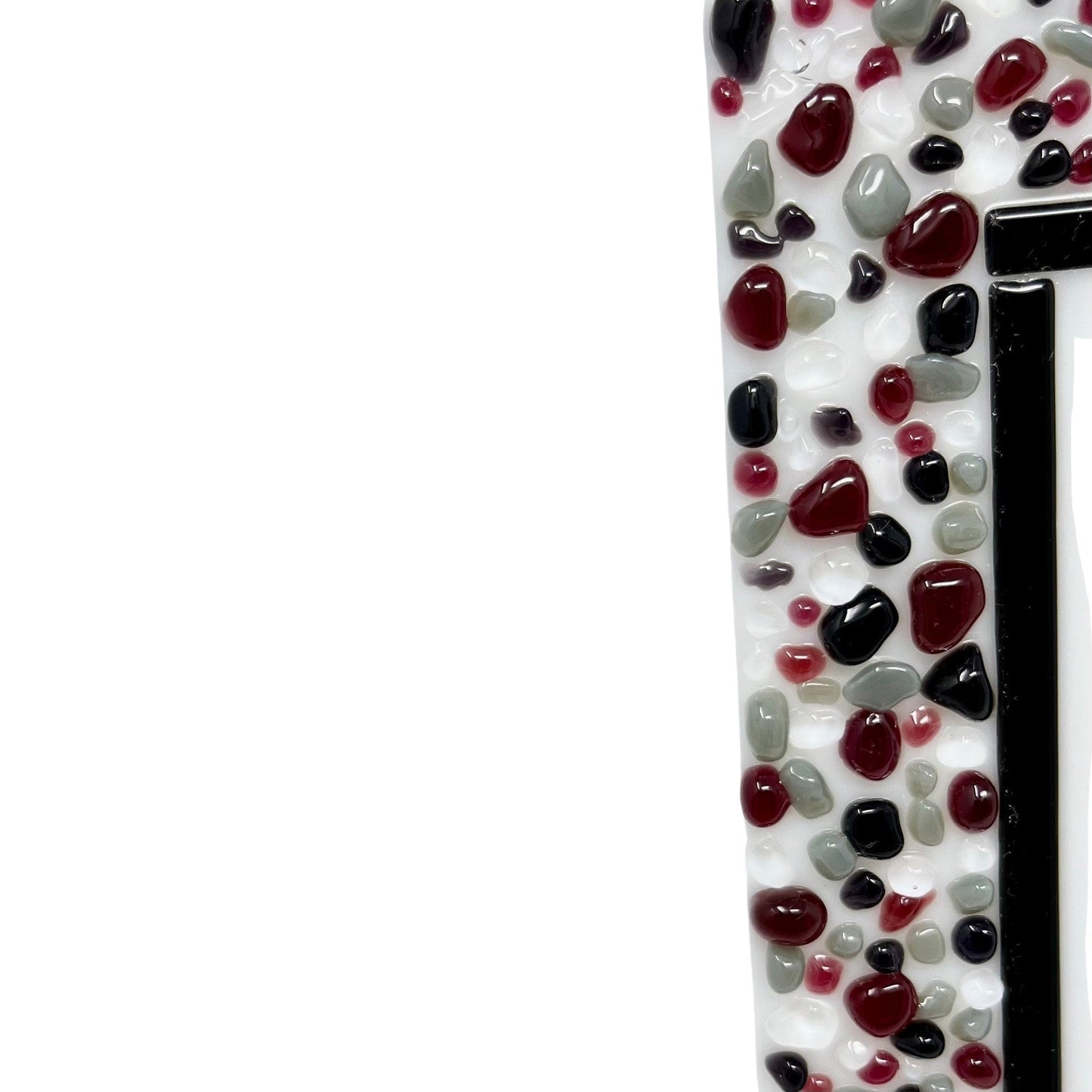 Cranberry Pink Blessing Plaque - Y.A. Fused Glass -