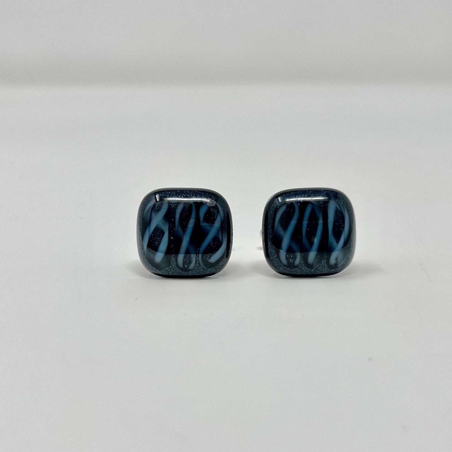 Blue Swirl Cufflinks