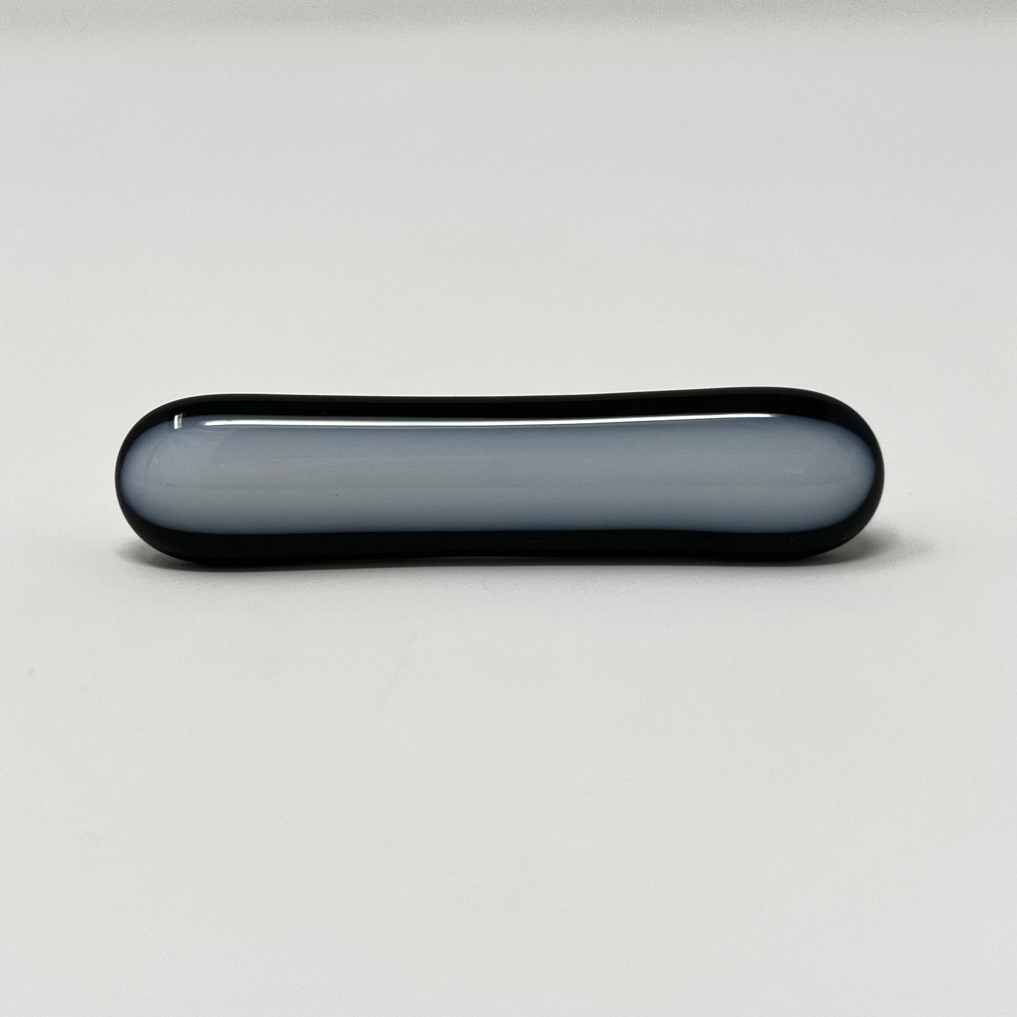 White Stripe Tie Clip