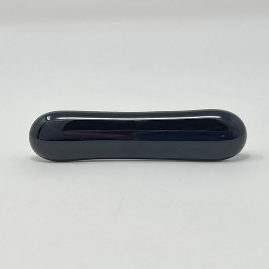Solid Black Tie Clip