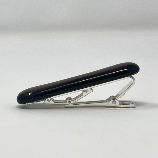 Dusty Lilac Stripe Tie Clip