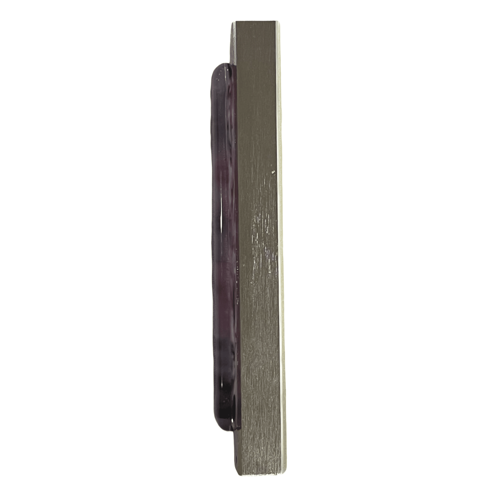 Pink and Purple Swirl Mezuzah Case 5.5” - Y.A. Fused Glass - Mezuzah case