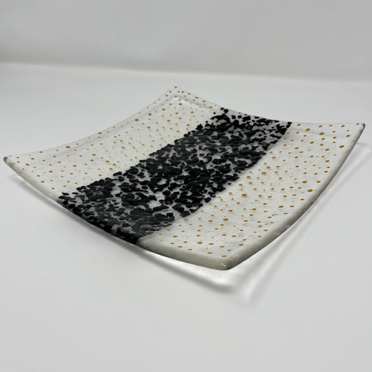 Black and Gold Speckled Tray