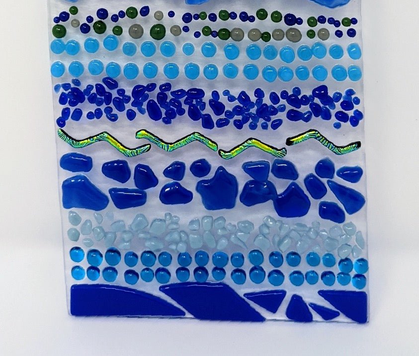 Ocean Inspired Wall Art - Y.A. Fused Glass -